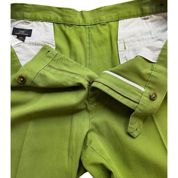 Brooks Brothers 346 Men's‎ Green Chino Shorts Sz W38 (Measures 40") Classic Fit - Picture 10 of 13